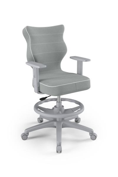 Sv šedá DUO 6 šedá kostra s područkami (5)