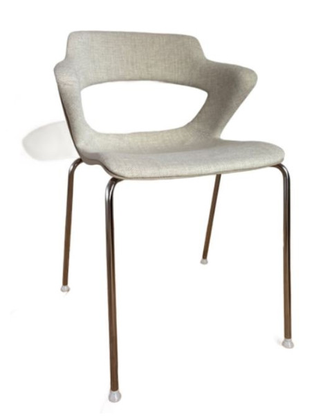 Aoki 2160 TC jednací židle čalouněný sedák a opěrák oranžová BN19 (6)