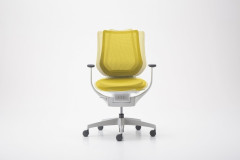 ING japonská aktivní židle  GLIDER 360° s podhlavníkem síťovaná černá kostra (4)