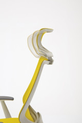 ING japonská aktivní židle  GLIDER 360° s podhlavníkem síťovaná černá kostra (10)