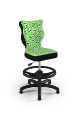 PETIT 3 Ergonomicky tvarovaná dětská židle s podpěrou pro nohy černá kostra (10)