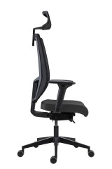 Kancelářská židle Lapel 2900 SYN-B s podhravníkem a kovovým křížem (3)