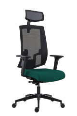 Kancelářská židle Lapel 2900 SYN-B s podhravníkem a kovovým křížem (4)