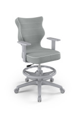 Sv šedá DUO 6 šedá kostra s područkami (5)