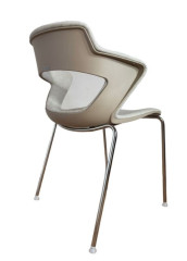 Aoki 2160 TC jednací židle čalouněný sedák a opěrák oranžová BN19 (7)