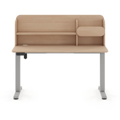 Dětský psací stůl AXIO s elektrickým ovládáním a policí (13)