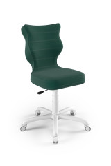 PETIT 6 Ergonomicky tvarovaná dětská židle bílá kostra (6)